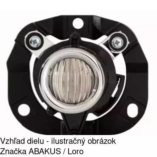 Hmlové svetlo - predné 1421290E /POLCAR/ - obr. 2