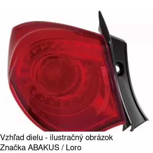 Zadné svetlo 142187-U /POLCAR/ - obr. 1
