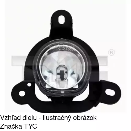 Hmlové svetlo - predné POLCAR 1425300E