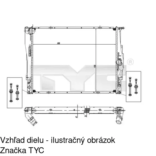 Chladiče vody POLCAR 2001084K