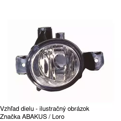 Hmlové svetlo - predné 2001300E /POLCAR/ - obr. 5