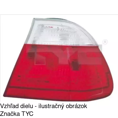 Zadné svetlo POLCAR 2008872E