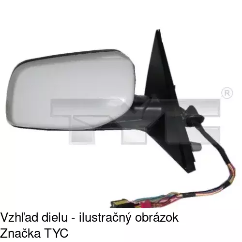 Rám vonkajšieho zrkadla 201754PM /POLCAR/ - obr. 2