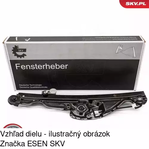 Mechanizmus sťahovania okna elektrický bez motora 2017PSG1 /POLCAR/ - obr. 1