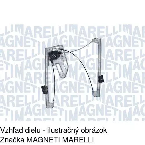 Elektrický mechanizmus okna dverí 2022PSE1 /POLCAR/ - obr. 2