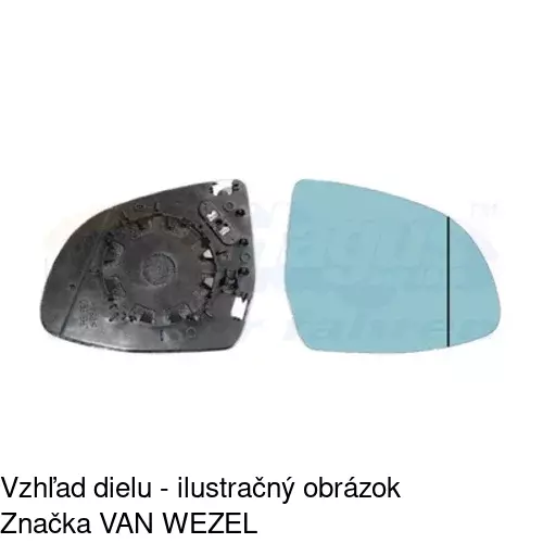 Rám vonkajšieho zrkadla 202555PM /POLCAR/ - obr. 1
