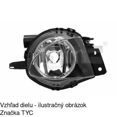 Hmlové svetlo - predné POLCAR 204030-E