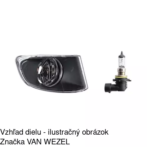 Hmlové svetlo - predné 204130-E /POLCAR/ - obr. 4