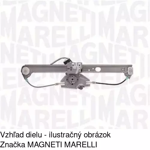 Mechanizmus sťahovania okna elektrický bez motora 2050PSG3 /POLCAR/ - obr. 3