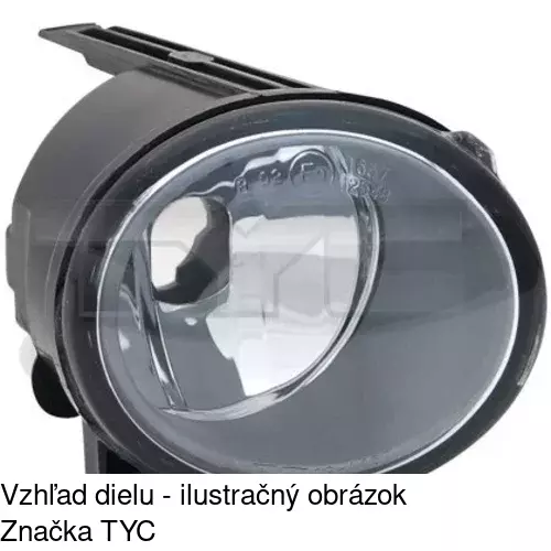 Hmlové svetlo - predné POLCAR 205230-V