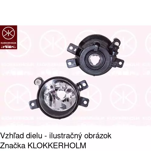 Hmlové svetlo - predné 206030-E /POLCAR/ - obr. 1