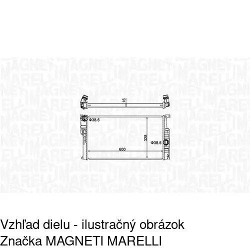 Chladiče vody POLCAR 20C1081X
