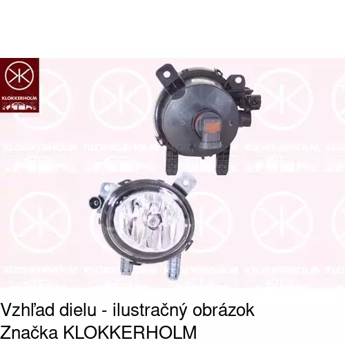Hmlové svetlo - predné 20C1302E /POLCAR/ - obr. 1
