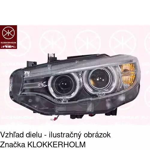 Hlavný reflektor 20D1093U /POLCAR/ - obr. 1