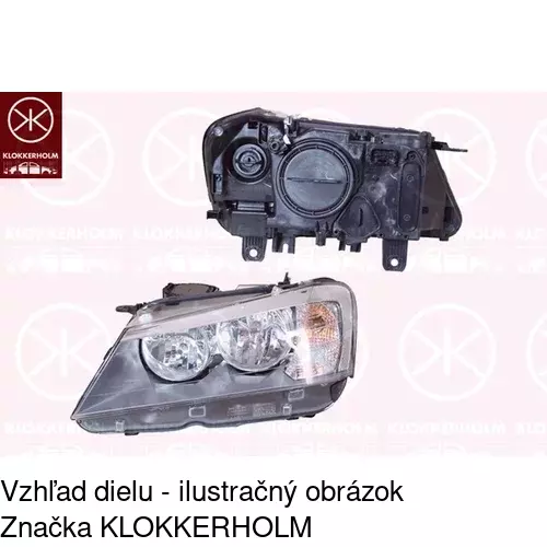 Hlavný reflektor 20X1090E /POLCAR/ - obr. 1