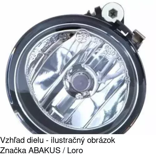 Hmlové svetlo - predné 20X1292E /POLCAR/ - obr. 1