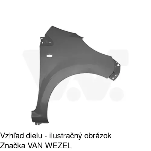 Predný blatník 230102-J /POLCAR/ - obr. 2