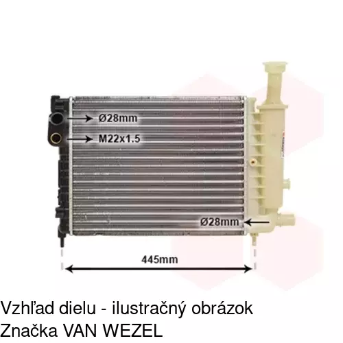 Chladiče vody 230508-1 /POLCAR/ - obr. 2
