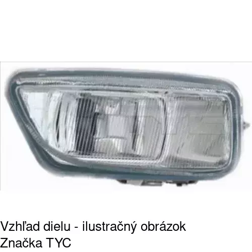 Hmlové svetlo - predné POLCAR 230630-E