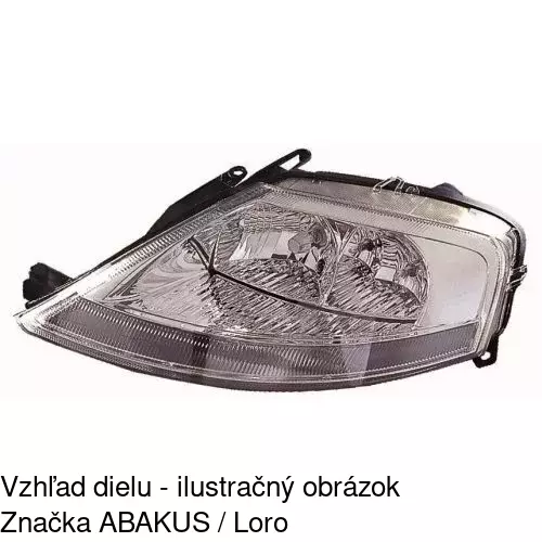 Hlavný reflektor 231509-C /POLCAR/ - obr. 5