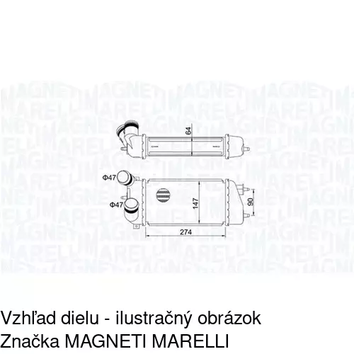 Chladiče vzduchu (Intercoolery) POLCAR 2315J81X