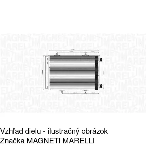 Chladiče klimatizácie POLCAR 2316K83X