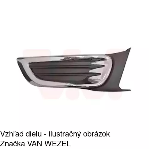 Lišta nárazníka 231707-6 /POLCAR/ - obr. 1