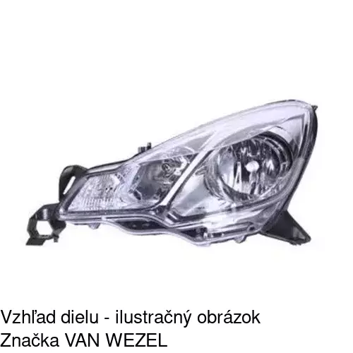 Hlavný reflektor 2318090E /POLCAR/ - obr. 5