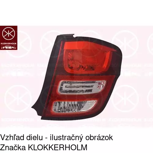 Zadné svetlo 2318880E /POLCAR/ - obr. 2