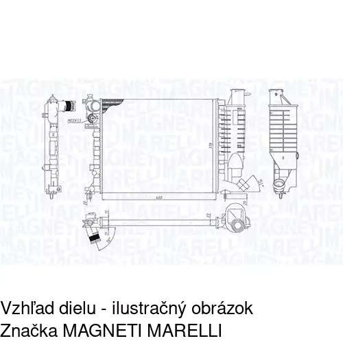 Chladiče vody POLCAR 2324081X
