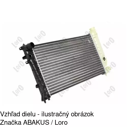 Chladiče vody 232408A7 /POLCAR/ - obr. 2