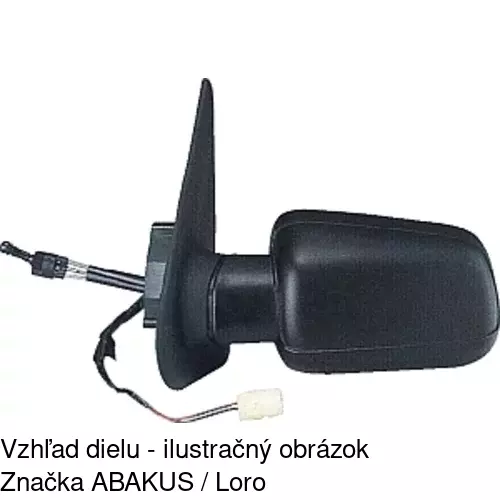 Vonkajšie zrkadlo 2324512M /POLCAR/ - obr. 4