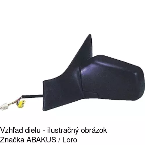 Vonkajšie zrkadlo 2325523E /POLCAR/ - obr. 2