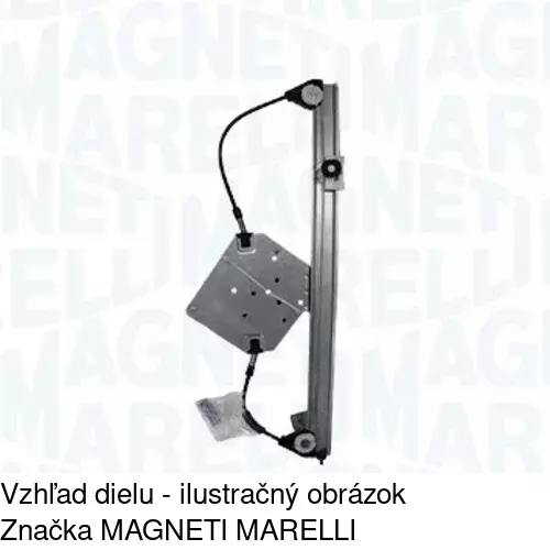 Elektrický mechanizmus okna dverí 2325PSE6 /POLCAR/ - obr. 2