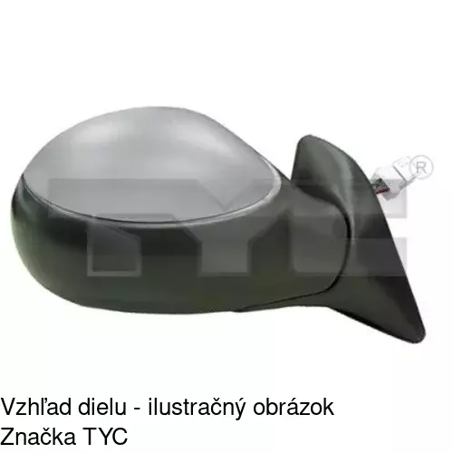 Vonkajšie zrkadlo 2327528E /POLCAR/ - obr. 5
