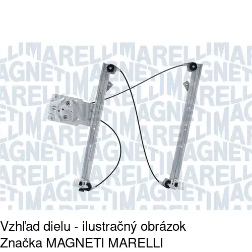 Elektrický mechanizmus okna dverí 2327PSE1 /POLCAR/ - obr. 3