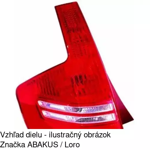 Zadné svetlo 2329871T /POLCAR/ - obr. 2