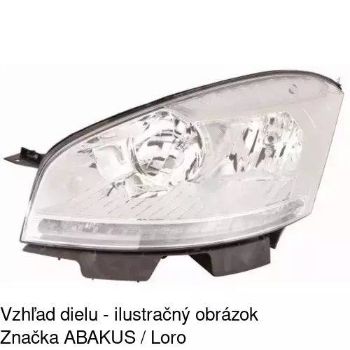 Hlavný reflektor 2331102E /POLCAR/ - obr. 2