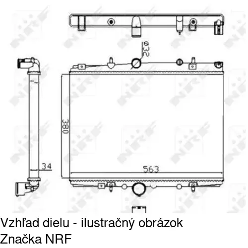 Chladiče vody 233208A7 /POLCAR/ - obr. 3