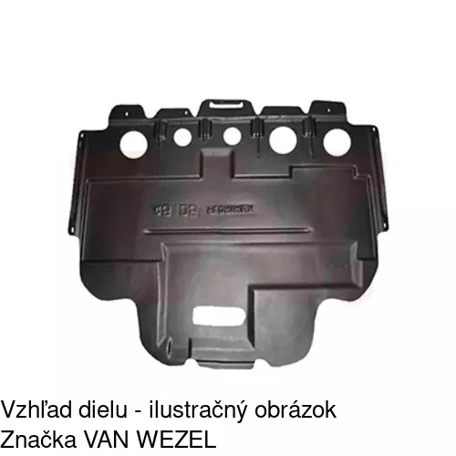 Kryt motora 233334-5 /POLCAR/ - obr. 2