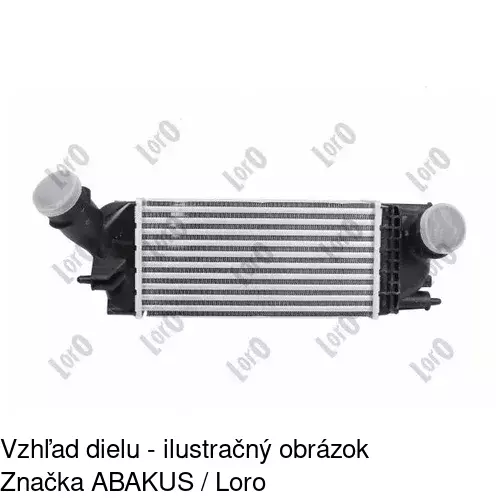 Chladiče vzduchu (Intercoolery) 2333J8-1 /POLCAR/ - obr. 3