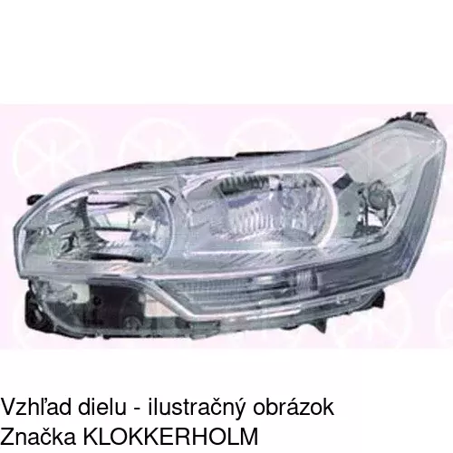 Hlavný reflektor 233410-E /POLCAR/ - obr. 2