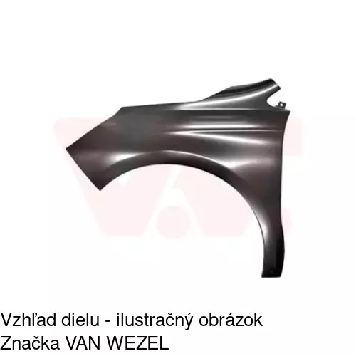 Predný blatník 233801 /POLCAR/ - obr. 1