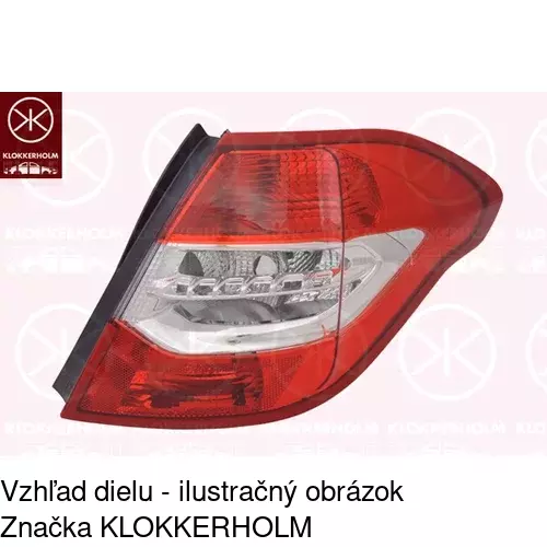 Zadné svetlo 2338880E /POLCAR/ - obr. 1