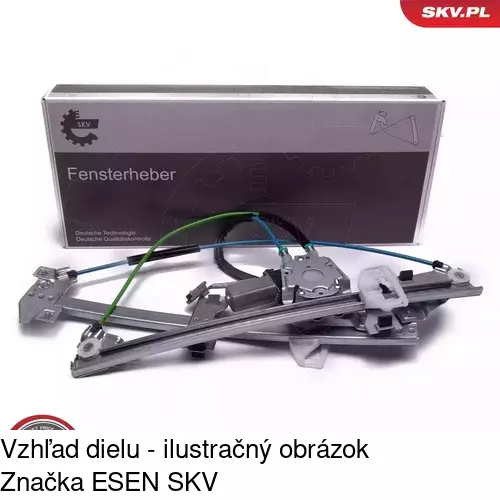 Elektrický mechanizmus okna dverí 2350PSE2 /POLCAR/ - obr. 5