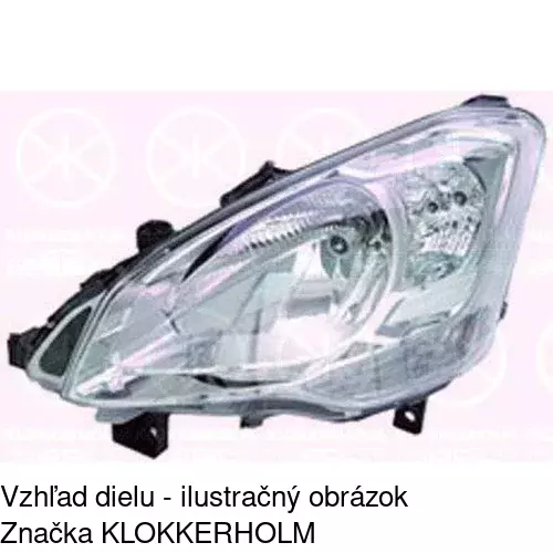 Hlavný reflektor 235210-V /POLCAR/ - obr. 2