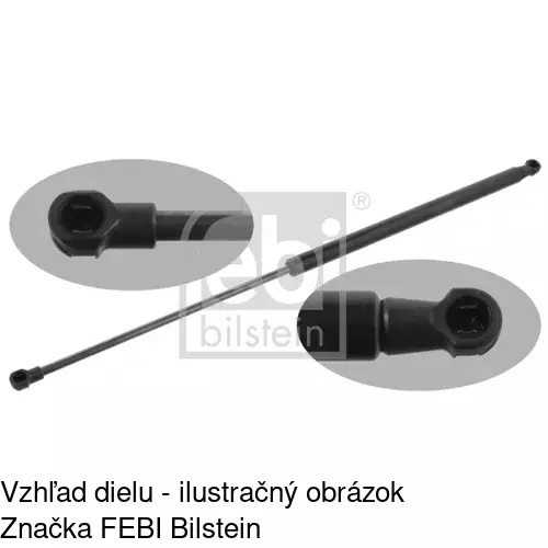 Plynová pružina 2352AW1 /POLCAR/ - obr. 1