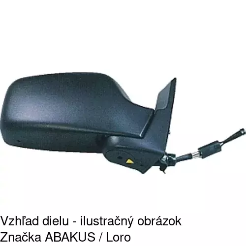 Vonkajšie zrkadlo 2380521E /POLCAR/