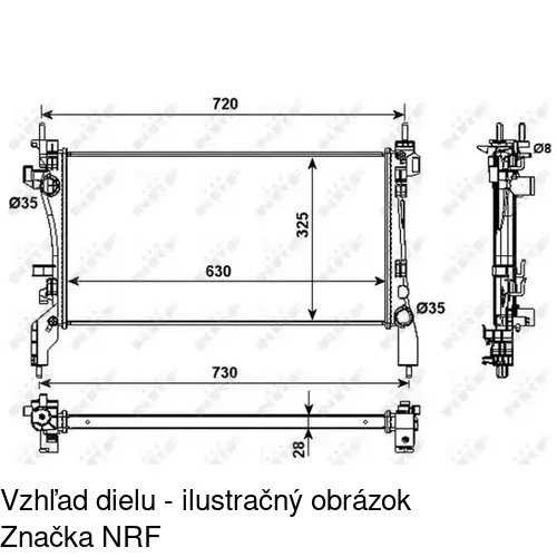 Chladiče vody 239108-2 /POLCAR/ - obr. 2
