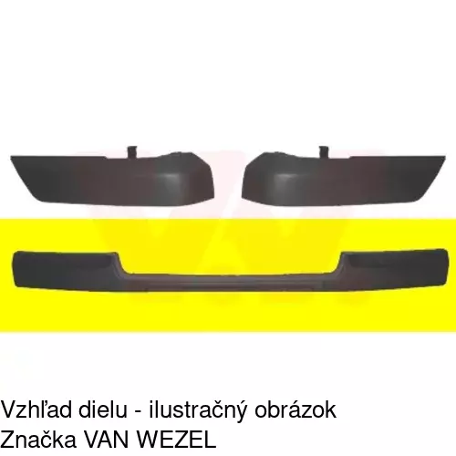 Lišta nárazníka POLCAR 239607-5